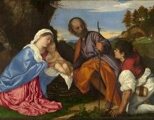 ������ ��������� � �������� [The Holy Family with a Shepherd]. ������ (������� ��������)
