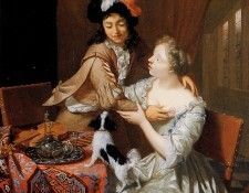 Verkeije Nicolaes Lovers at the table Sun. Verkeije, �������