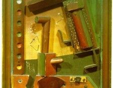 Ernst Fruit of a Long Experience, 1919, Painted wood relief,. �����, ����
