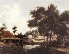 Hobbema Meyndert The Water Mill 1663 8. , Meindert