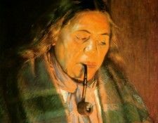 Fire and Smoke 1908 61.5x51cm. , 