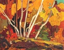 thomson autumn birches 1916. Thomson