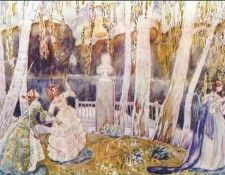 borisov-musatov spring tale (sketch for a panel) 1904-5. �������-�������, ������ (1870-1905)