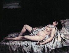 Courbet Reclining nude. �����, ������