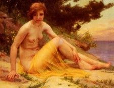 Seignac Guillaume Nu Sur La Plage. Seignac, Гийом