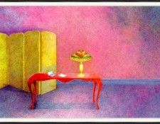 Gonnella-Butler Violet-Interior-with-Lamp-sj. ��������