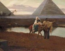 THE FLIGHT INTO EGYPT. , 