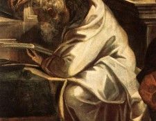 Tintoretto Christ before Pilate detail1. , 