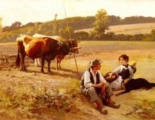 Debat Ponson Edouard Bernard Rest In The Fields. -Ponsan,  