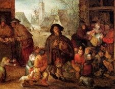 Vinckboons David The Blind Hurdy Gurdy Player. Vinckbooms, 