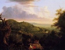 Cole Thomas View of Monte Video Seat of Daniel Wadsworth Esq. , 