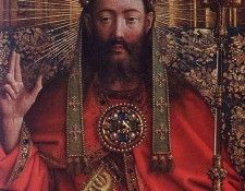 Eyck Jan van The Ghent Altarpiece God Almighty detail. ���, �� ���