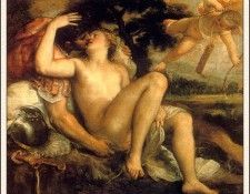 bs- Titian- Mars Venus And Love.  ( )