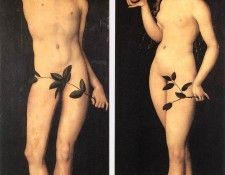 CRANACH Lucas the Elder Adam And Eve 1528. ������, ����� �������