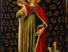 Gozzoli Saint Ursula with Angels and Donor, 1455, 47x28.6 (6. �������, �������