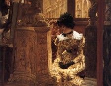 In the Louvre. Tissot,  