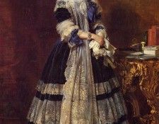 Winterhalter Franz Xavier Queen Marie Amelie 1842. ,  