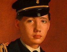 Degas Achille De Gas in the Uniform of a Cadet, detalj 2, 18. , --