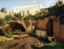 View of a Villa, Pizzofalcone, Naples, ca.1819.   ,  