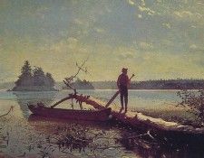 An Adirondack Lake. , 