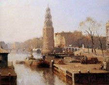 Vreedenburgh Cornelis The Montelbaanstoren Sun. Vreedenburgh, ��������