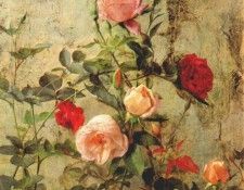 lambdin roses on the wall 1874. Lambdin  Cochran