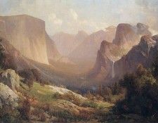 View of Yosemite Valley 1871. ����, �����