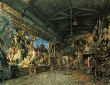 alt rudolf von das atelier vor der versteigerung. ����, ������� ������ ���