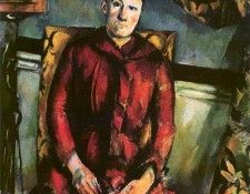 CEZANNE MADAME CEZANNE I DEN GULA FATOLJEN,1890-94, MOMA. , 