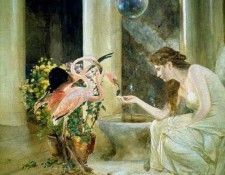 Tiffany Feeding the Flamingos. �������, ���� �������