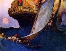 Pyle Howard Attack on a Galleon 1905. ����, ������