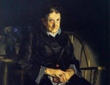 Bellows George Wesley Aunt Fanny aka Old Lady in Black. ,  