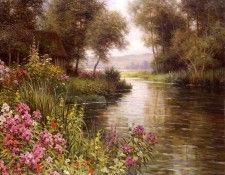 Fleur au bord de la riviere. , Louis Aston