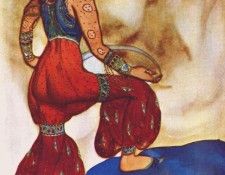 bakst scheherazade la sultane bleue 1910. , 