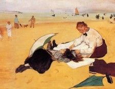 Degas Edgar Beach Scene. , --