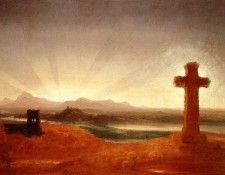Cole Thomas Cross at Sunset. , 