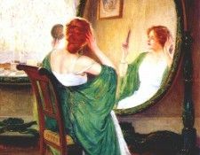 rose the green mirror c1911. , 