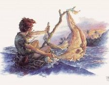 ma Gustafson Peter Pan The Never Bird. , 