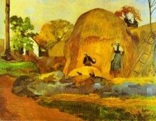 Gauguin - Yellow Hay Ricks (Fair Harvest). , 