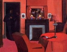 Vallotton Felix La chambre rouge . , 