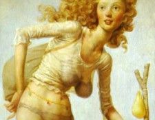 Currin-Hobo-1999-oil-canvas-40x32. Currin, ����