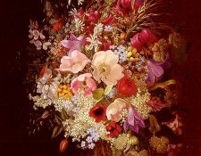 Dietrich Adelheid Still Life With Flowers. , 