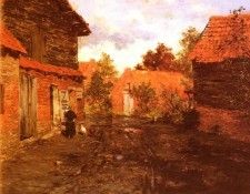 Thaulow Frits After The Rain. Thaulow 