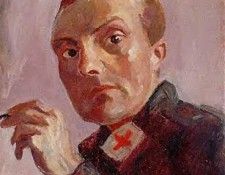 1915 Autoportrait en infirmier. , 
