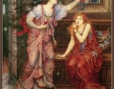 cr Evelyn de Morgan-QueenEleanorAndFairRosamund.  , 