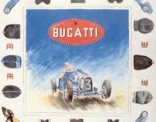 Cma 001 affiche bugatti.  
