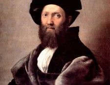 Portrait of Baldassare Castiglione. 