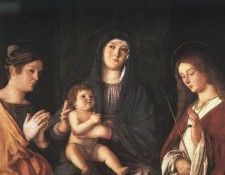 BELLINI,G. THE VIRGIN AND CHILD WITH TWO SAINTS, PRADO. �������, ��������