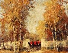 Pippel Otto Eduard The Hunt. Pippel,  