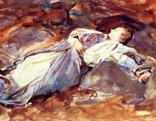 Sargent John Singer Violet Sleeping. ,  